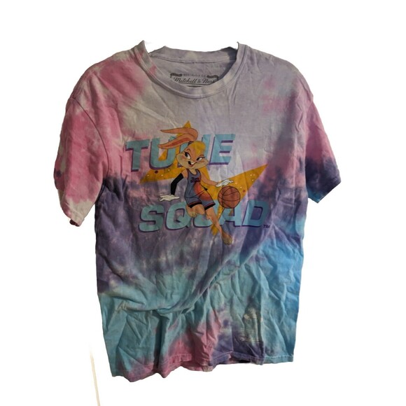 Mitchell & Ness X Space Jam 2 Tune Squad T-Shirt Tee Unisex - Tie-Dye/Bugs Bunny - Picture 1 of 5